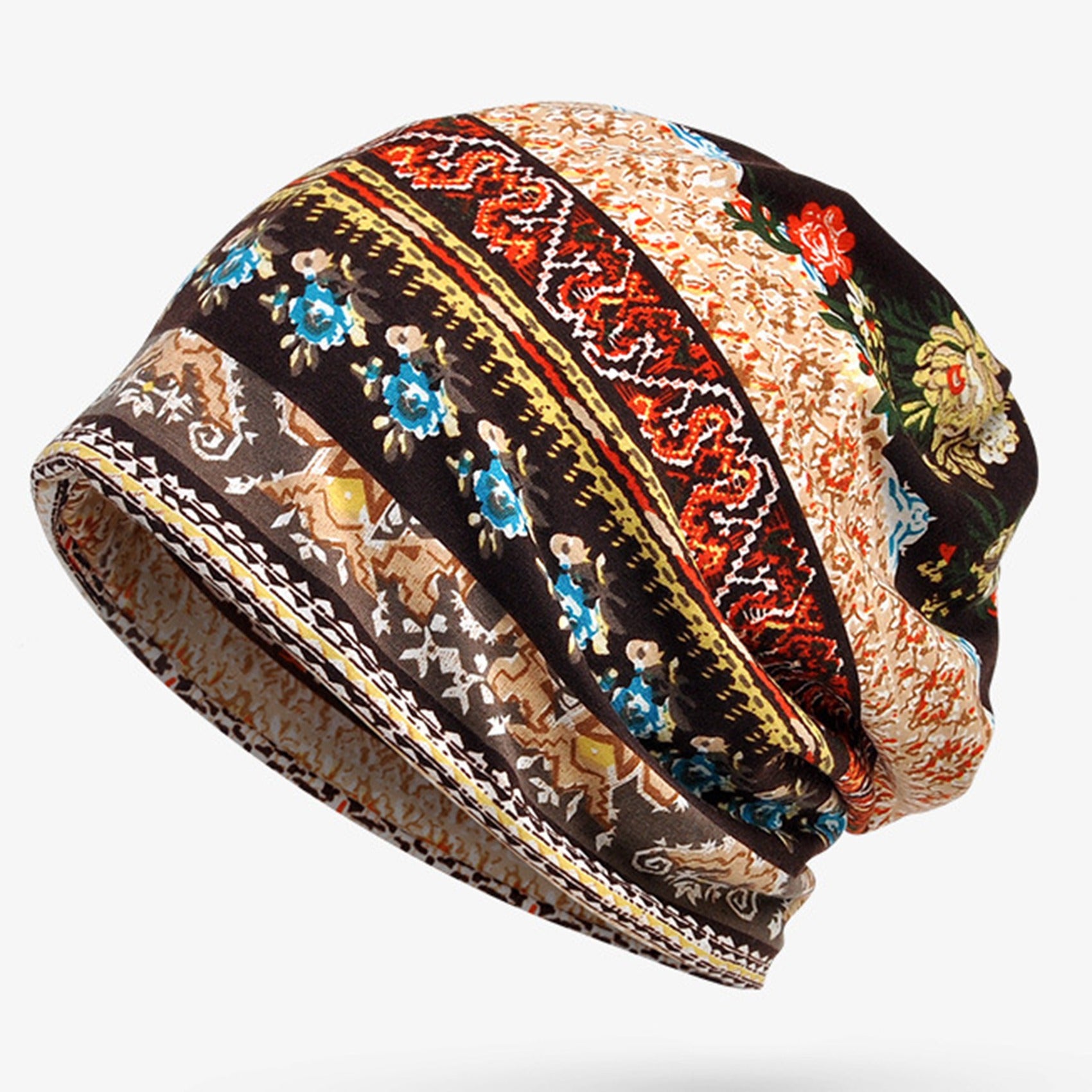 Versatile Cotton Scarf Cap: All-Season Headwear