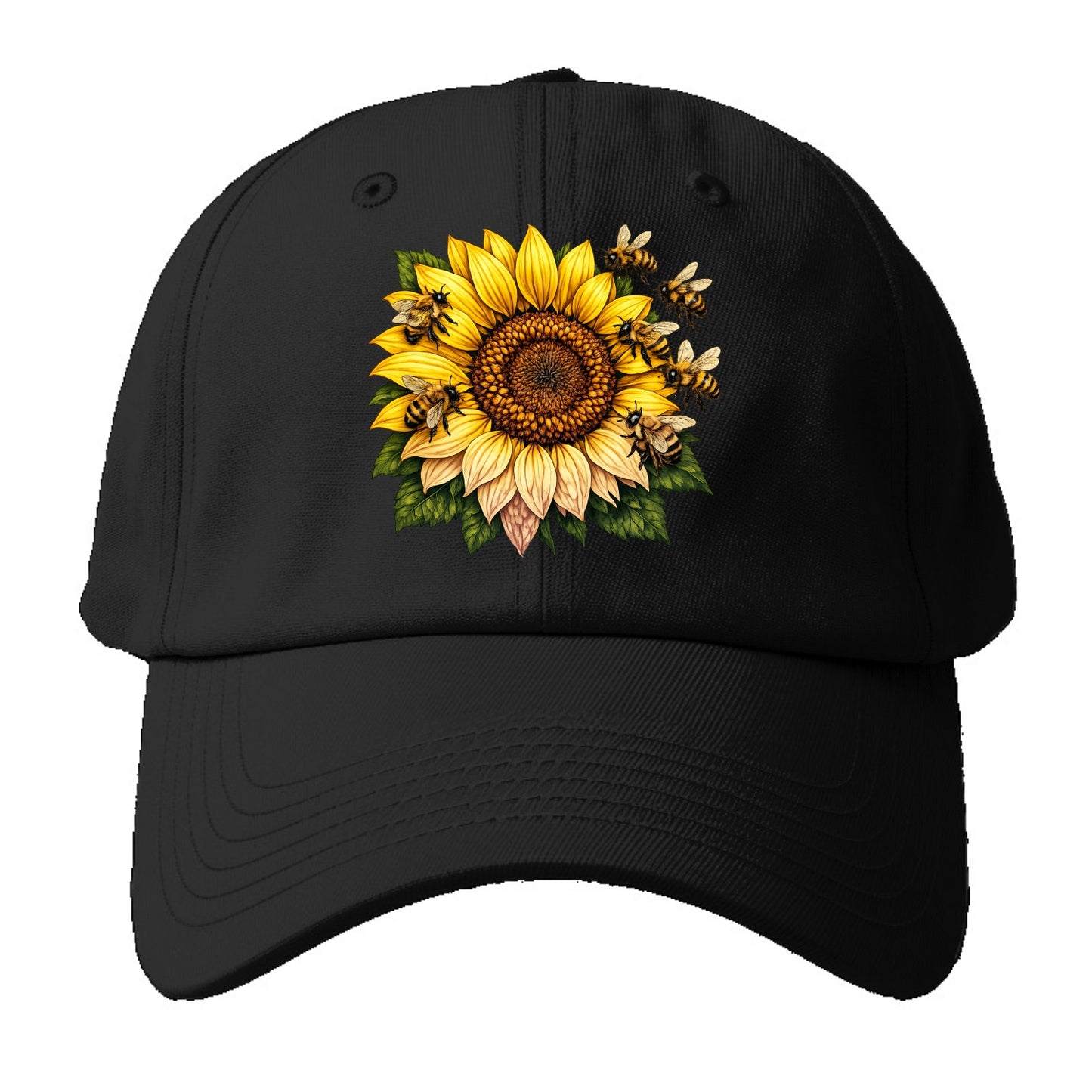 Vintage Sunflower - Baseball Cap