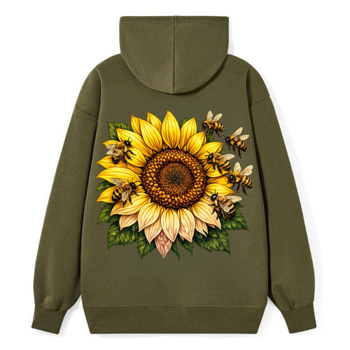 Vintage Sunflower - Classic Pullover Hoodie