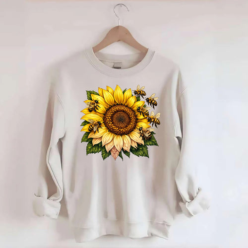 Vintage Sunflower - Crewneck Sweatshirt