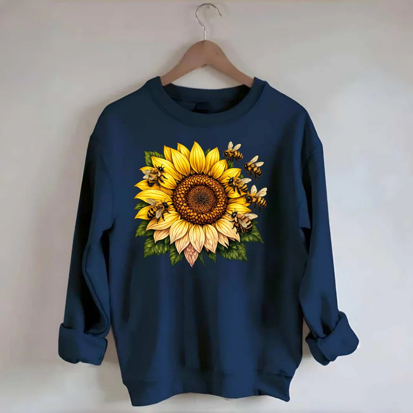 Vintage Sunflower - Crewneck Sweatshirt