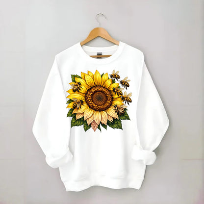 Vintage Sunflower - Crewneck Sweatshirt