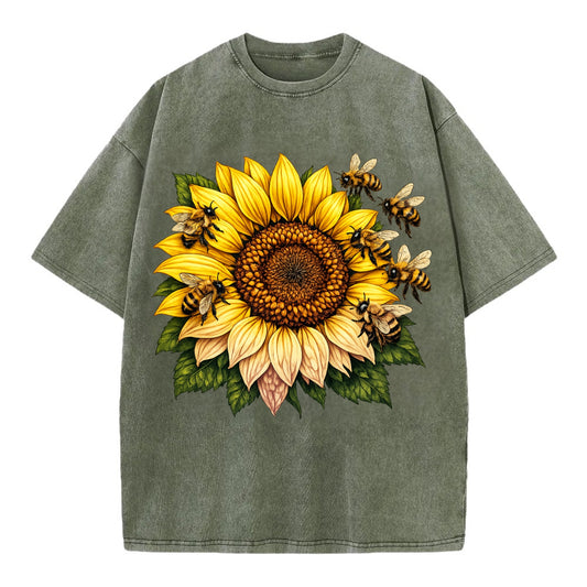 Vintage Sunflower - Vintage T-shirt
