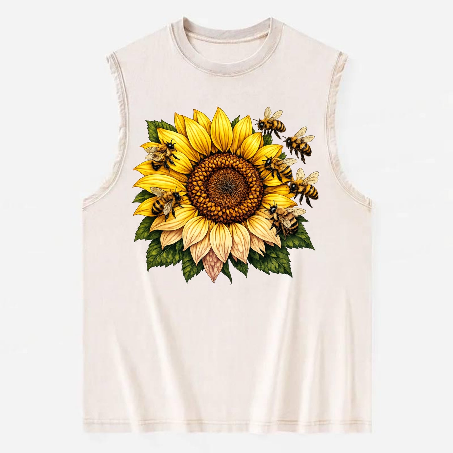 Vintage Sunflower - Vintage Washed Tank