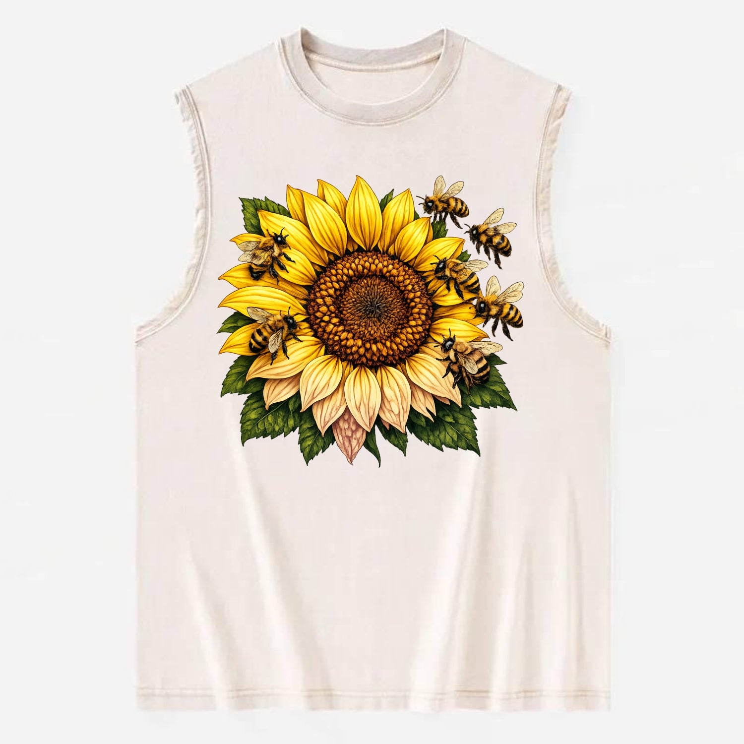 Vintage Sunflower - Vintage Washed Tank