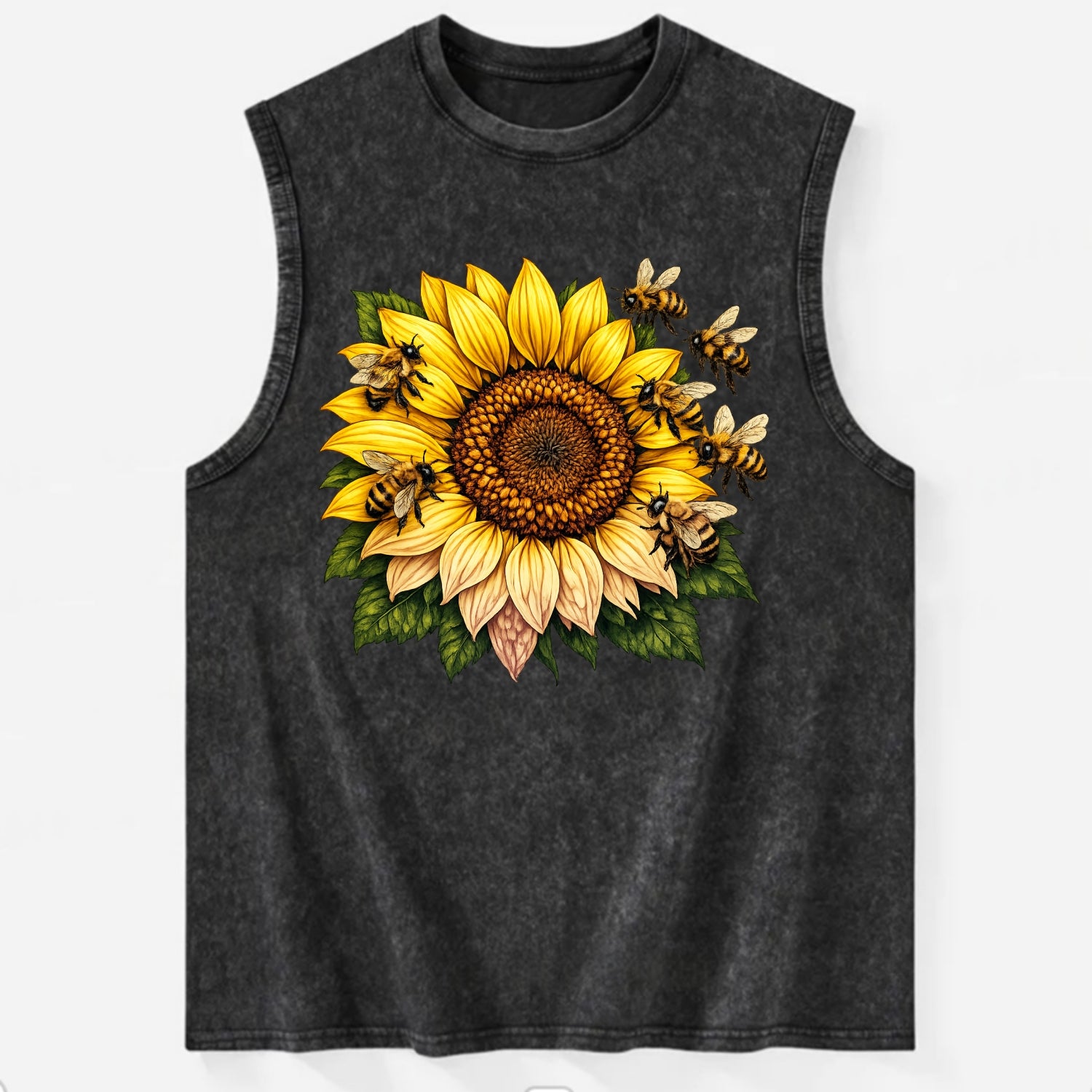 Vintage Sunflower - Vintage Washed Tank