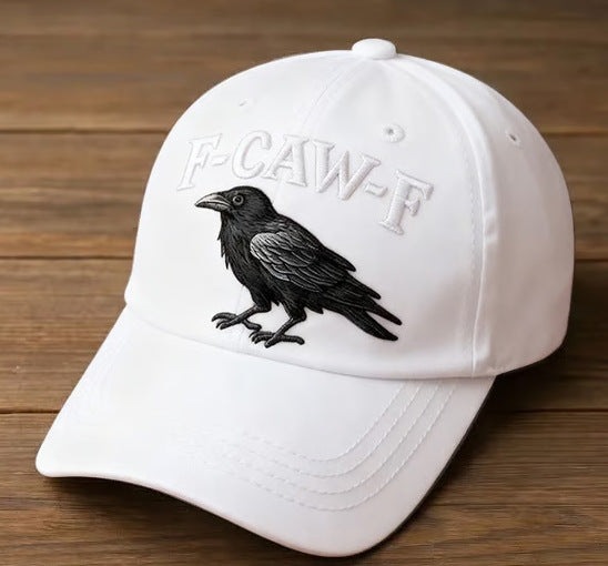 Vintage Washed Crow Baseball Cap - Retro Style