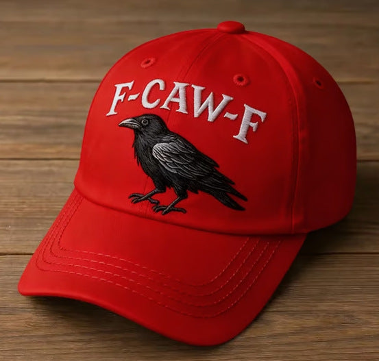 Vintage Washed Crow Baseball Cap - Retro Style