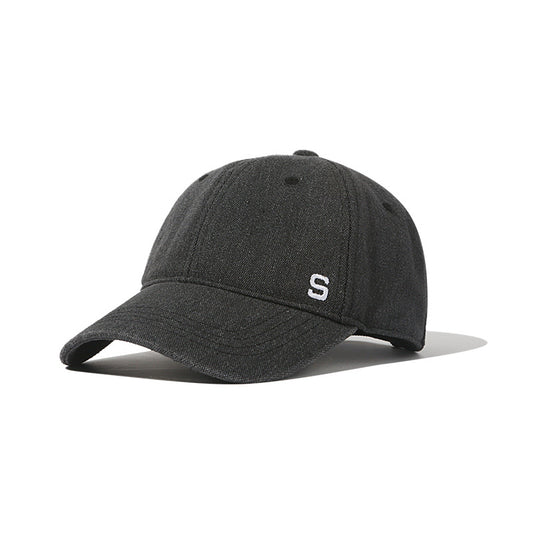 Washed Canvas Baseball Cap - Embroidered Casual Style