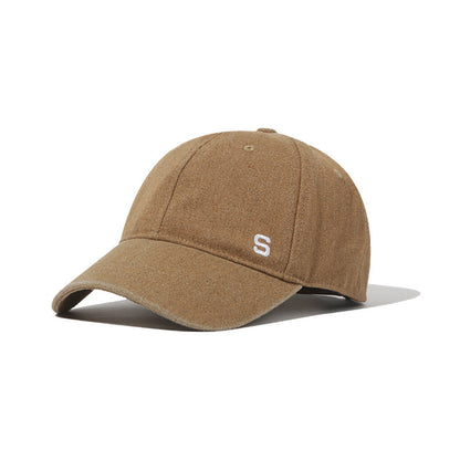 Washed Canvas Baseball Cap - Embroidered Casual Style