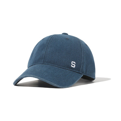 Washed Canvas Baseball Cap - Embroidered Casual Style