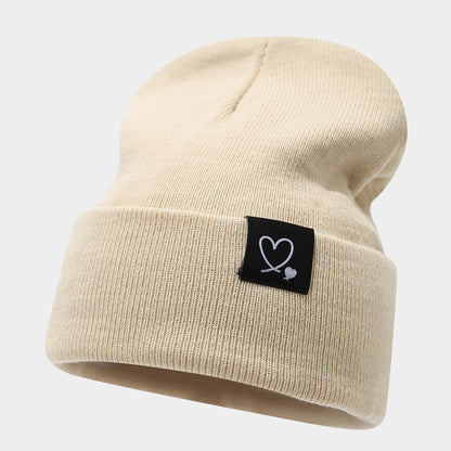Warm Heart Beanie: Cozy Unisex Winter Hat