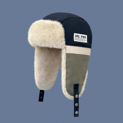 Warm Plush Lei Feng Hat - Korean Style Winter Ski Hat