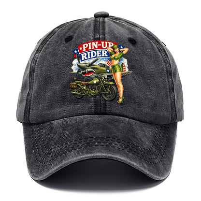 Wwii Pin Up Rider - Classic Cap