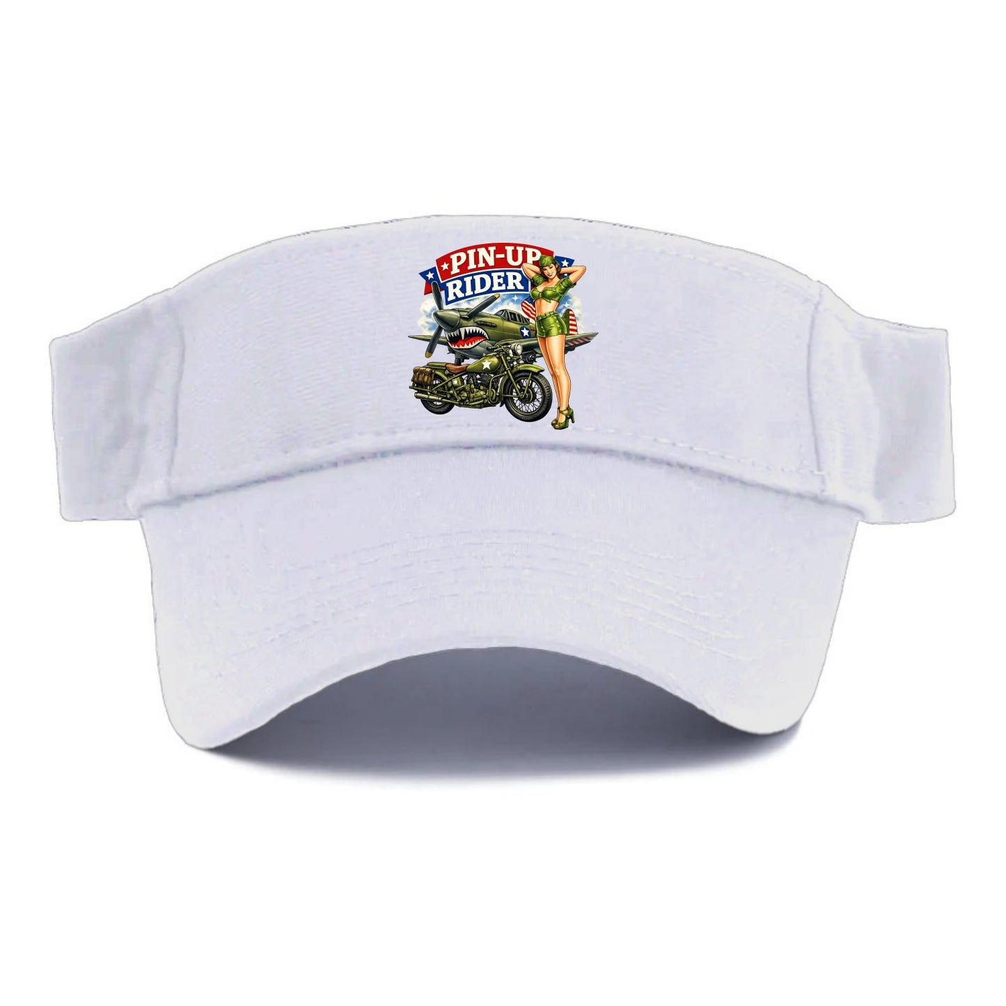 Wwii Pin Up Rider - Visor