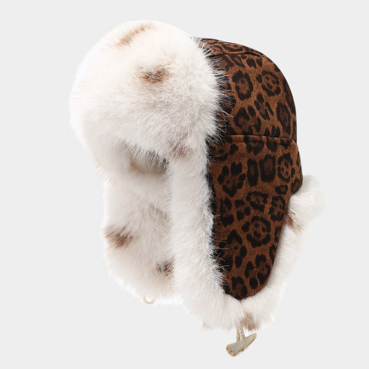 Warm Suede Lei Feng Hat for Cycling & Skiing