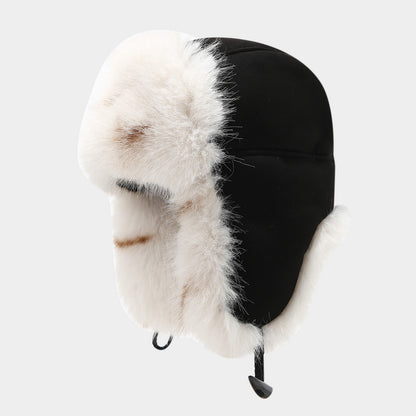 Warm Suede Lei Feng Hat for Cycling & Skiing