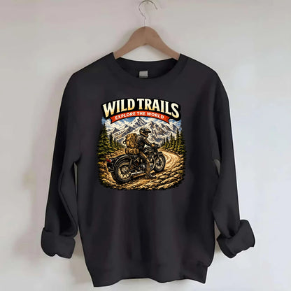 Wild Trails Explorer - Crewneck Sweatshirt