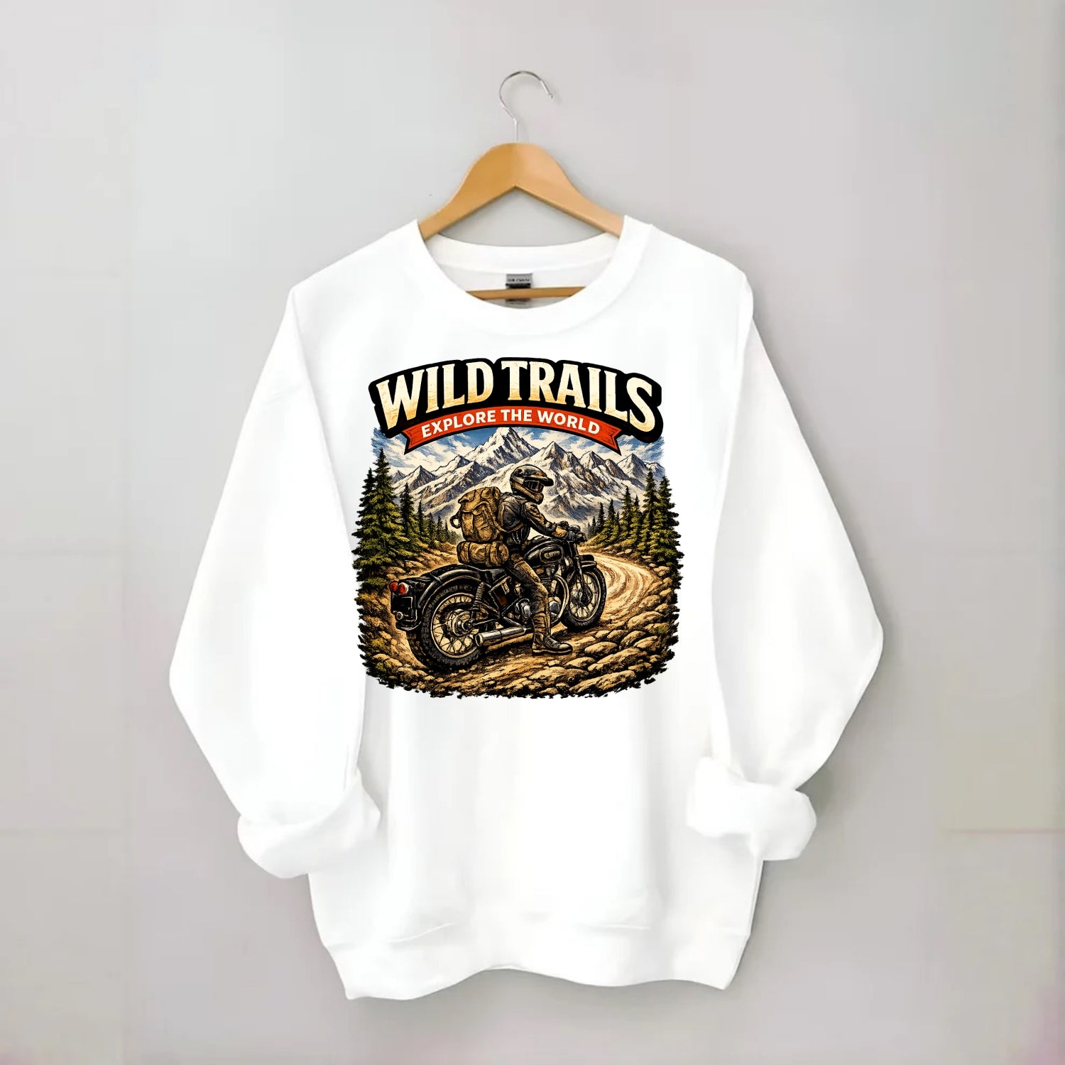 Wild Trails Explorer - Crewneck Sweatshirt