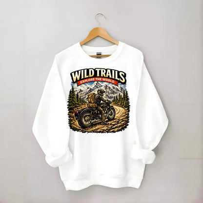 Wild Trails Explorer - Crewneck Sweatshirt