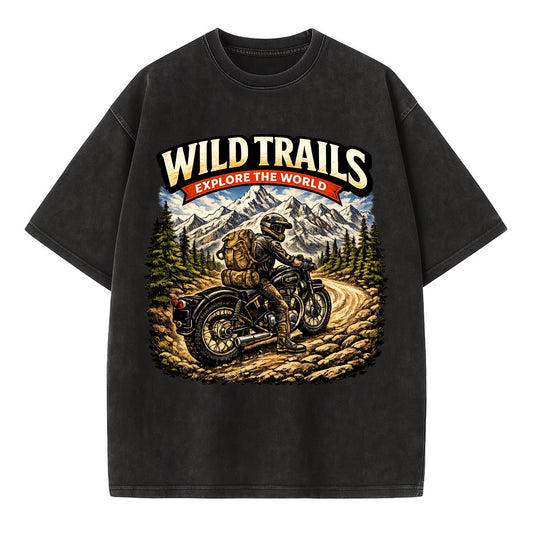 Wild Trails Explorer - Vintage T-shirt