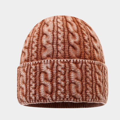 Warm Twist Knit Beanie - Cozy Unisex Winter Hat