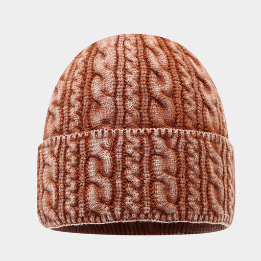Warm Twist Knit Beanie - Cozy Unisex Winter Hat