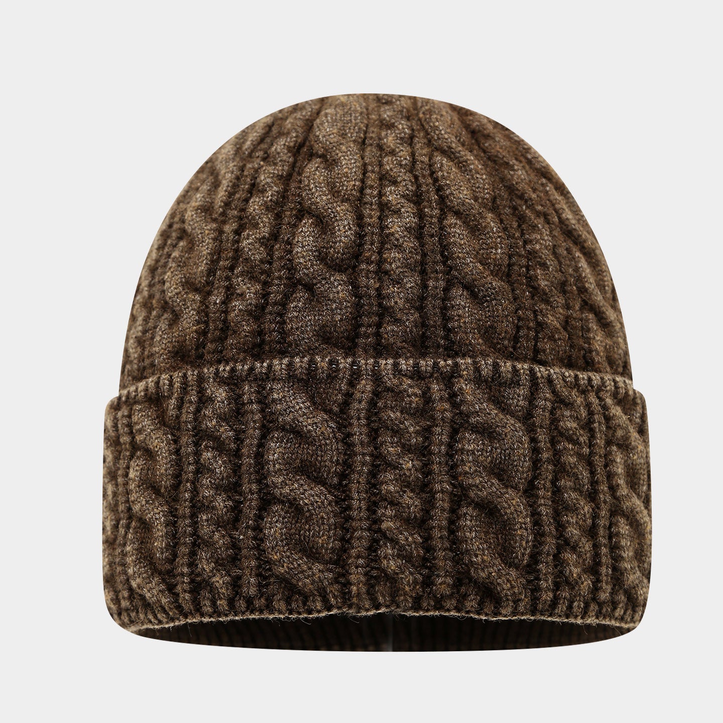 Warm Twist Knit Beanie - Cozy Unisex Winter Hat