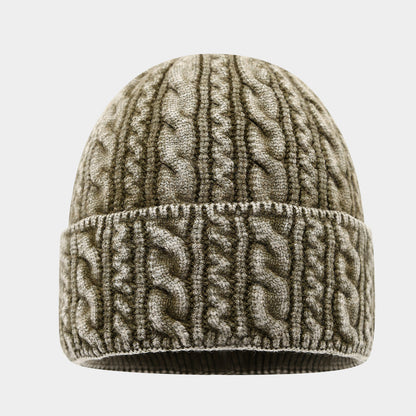 Warm Twist Knit Beanie - Cozy Unisex Winter Hat