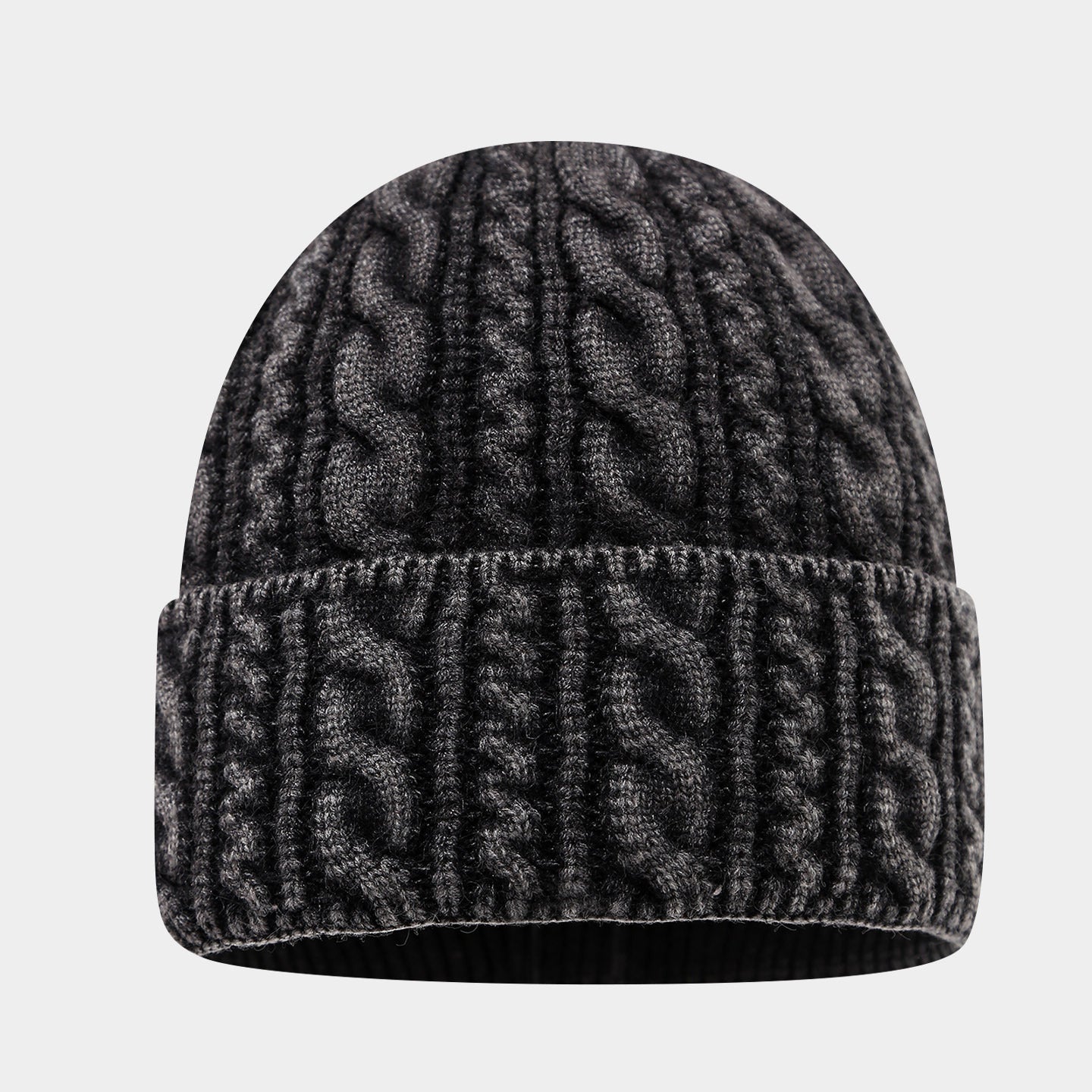 Warm Twist Knit Beanie - Cozy Unisex Winter Hat
