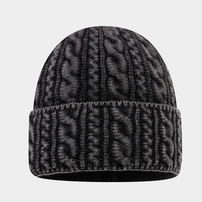 Warm Twist Knit Beanie - Cozy Unisex Winter Hat