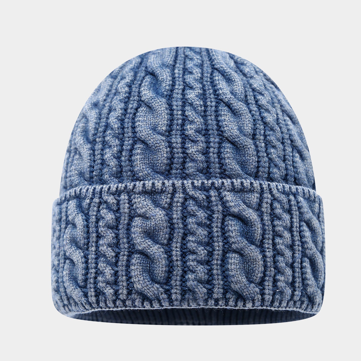 Warm Twist Knit Beanie - Cozy Unisex Winter Hat