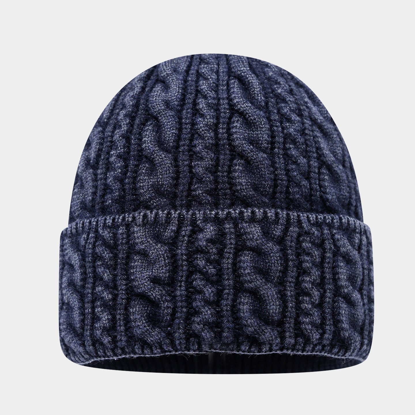 Warm Twist Knit Beanie - Cozy Unisex Winter Hat
