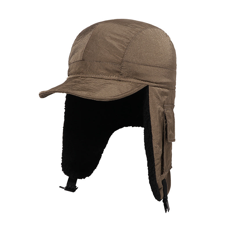Warm Winter Baseball Cap with Ear Protection