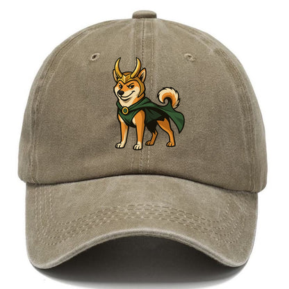 Shiba Inu Loki  - Classic Cap - Warm Sand(Khaki)