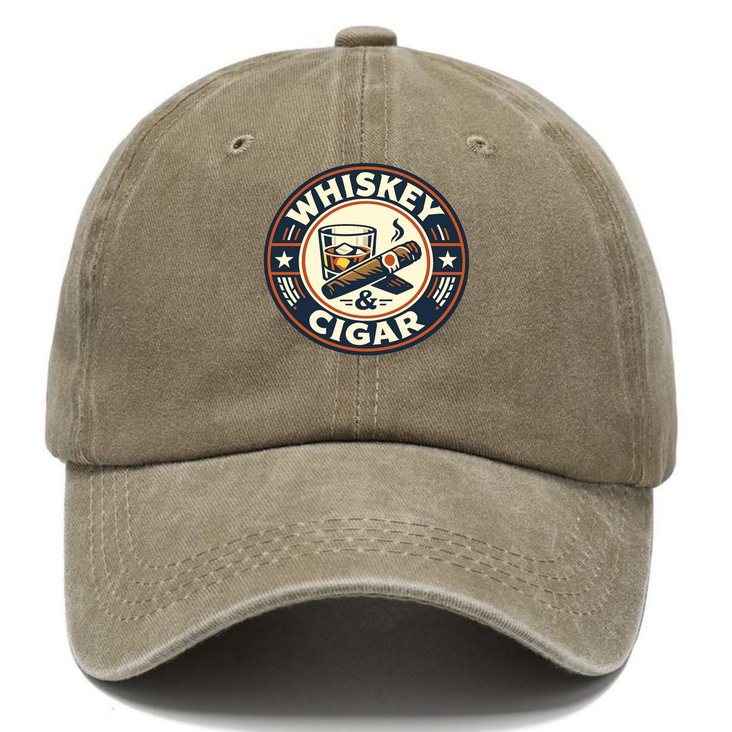 Sophisticated Spirits Emblem - Classic Cap - Warm Sand(Khaki)