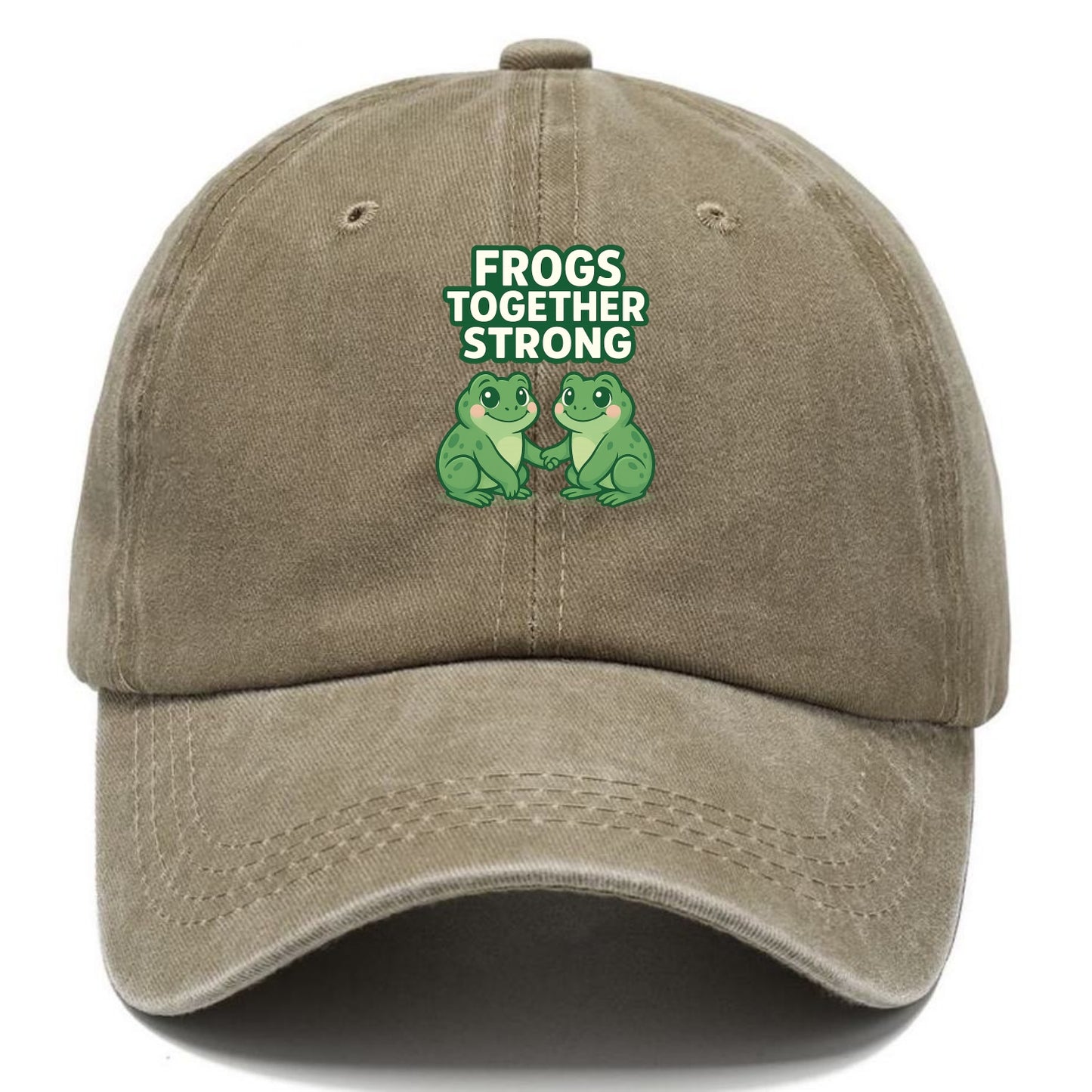 Frogs Together Strong 2 - Classic Cap - Warm Sand(Khaki)