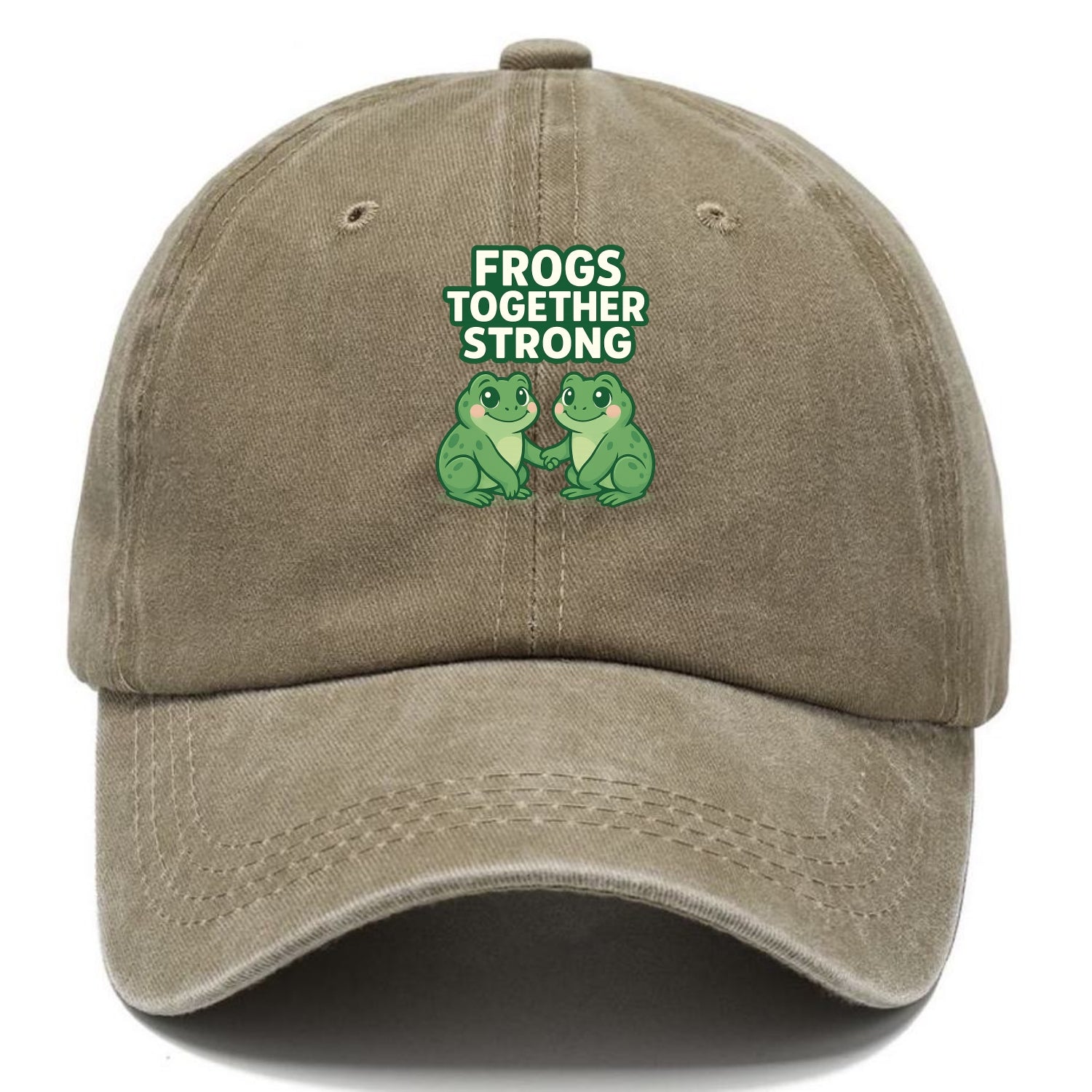 Frogs Together Strong 2 - Classic Cap - Warm Sand(Khaki)