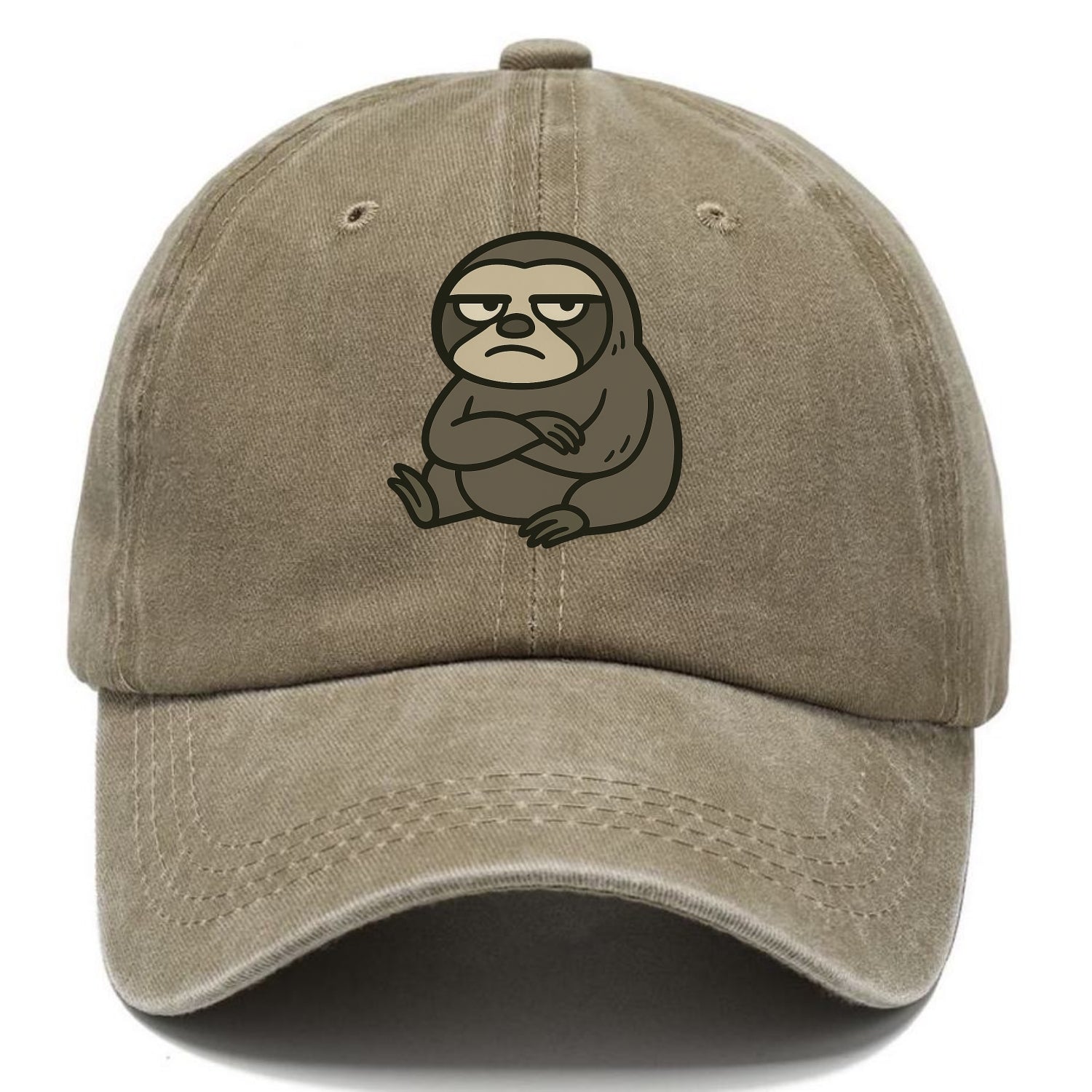 The Sloth Judging Silently - Classic Cap - Warm Sand(Khaki)