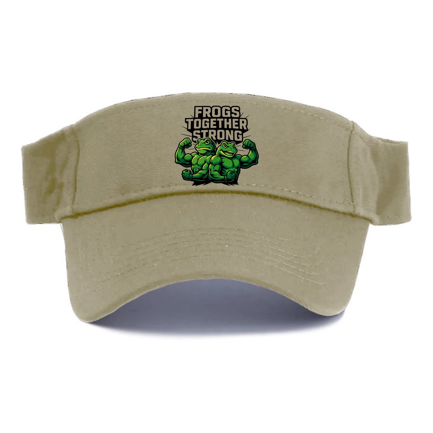 Frogs Together Strong - Visor - Warm Sand(Khaki)