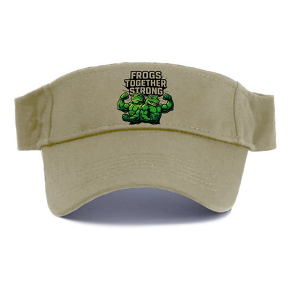 Frogs Together Strong - Visor - Warm Sand(Khaki)