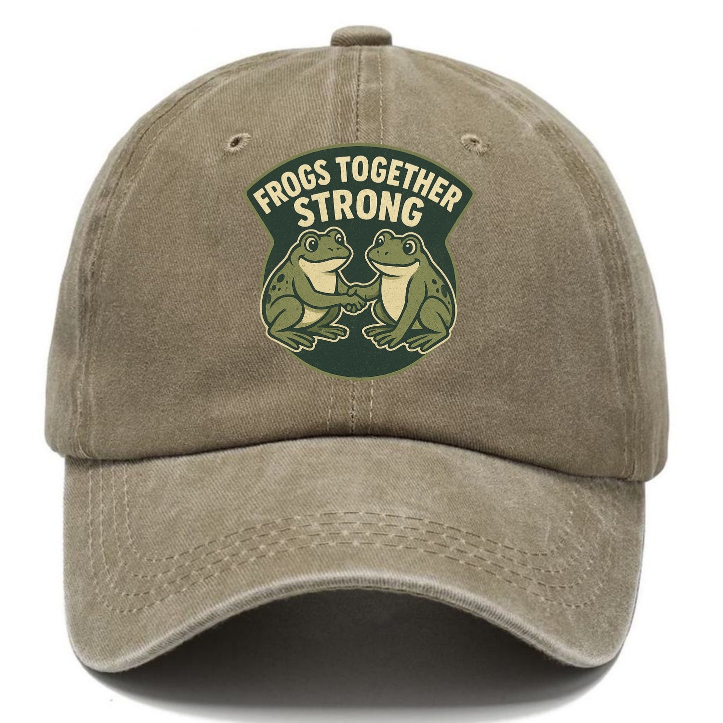 Frogs Together Strong 3 - Classic Cap - Warm Sand(Khaki)