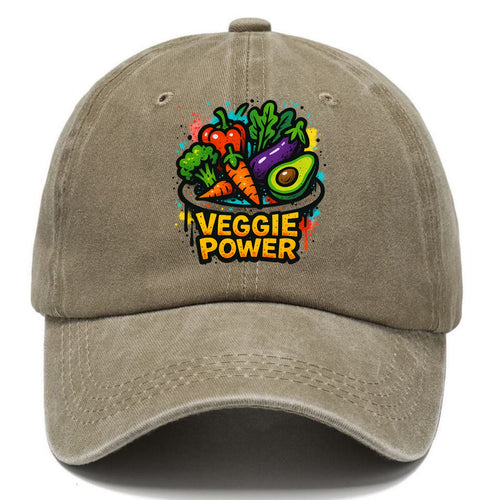 Colorful vegetables and plants on plate - plant-based lifestyle, veggie power - Classic Cap