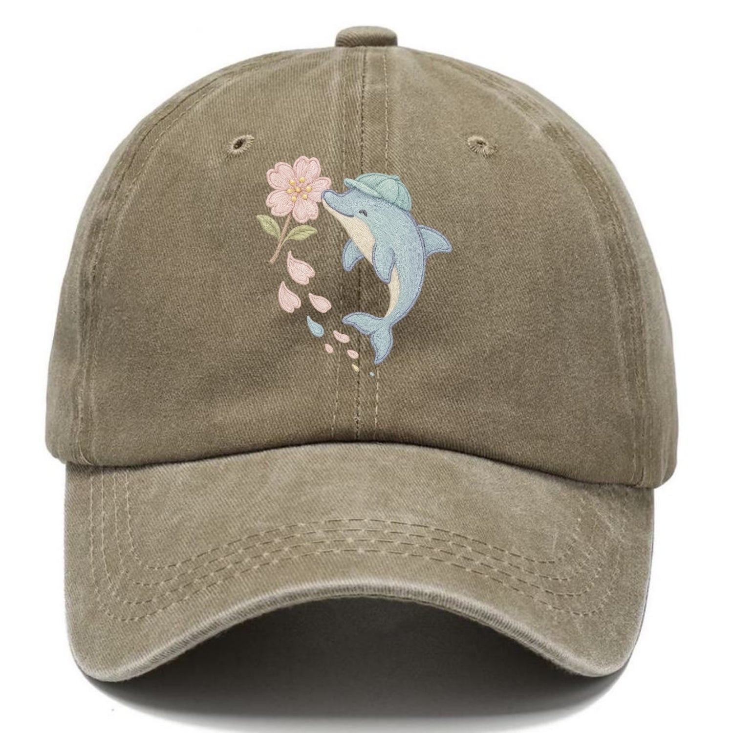 Dolphin Sakura Leap  - Classic Cap - Warm Sand(Khaki)
