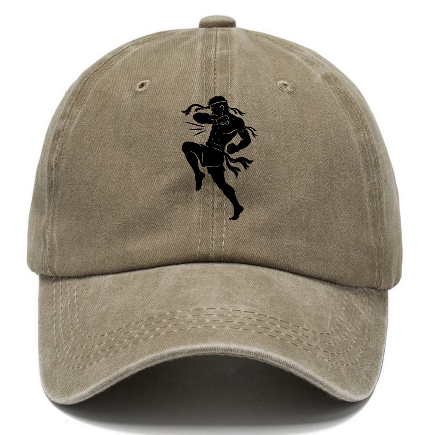 Thai Muay Thai fighter elbow strike - Classic Cap - Warm Sand(Khaki)