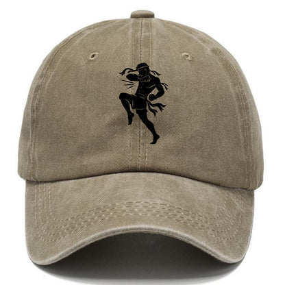 Thai Muay Thai fighter elbow strike - Classic Cap - Warm Sand(Khaki)