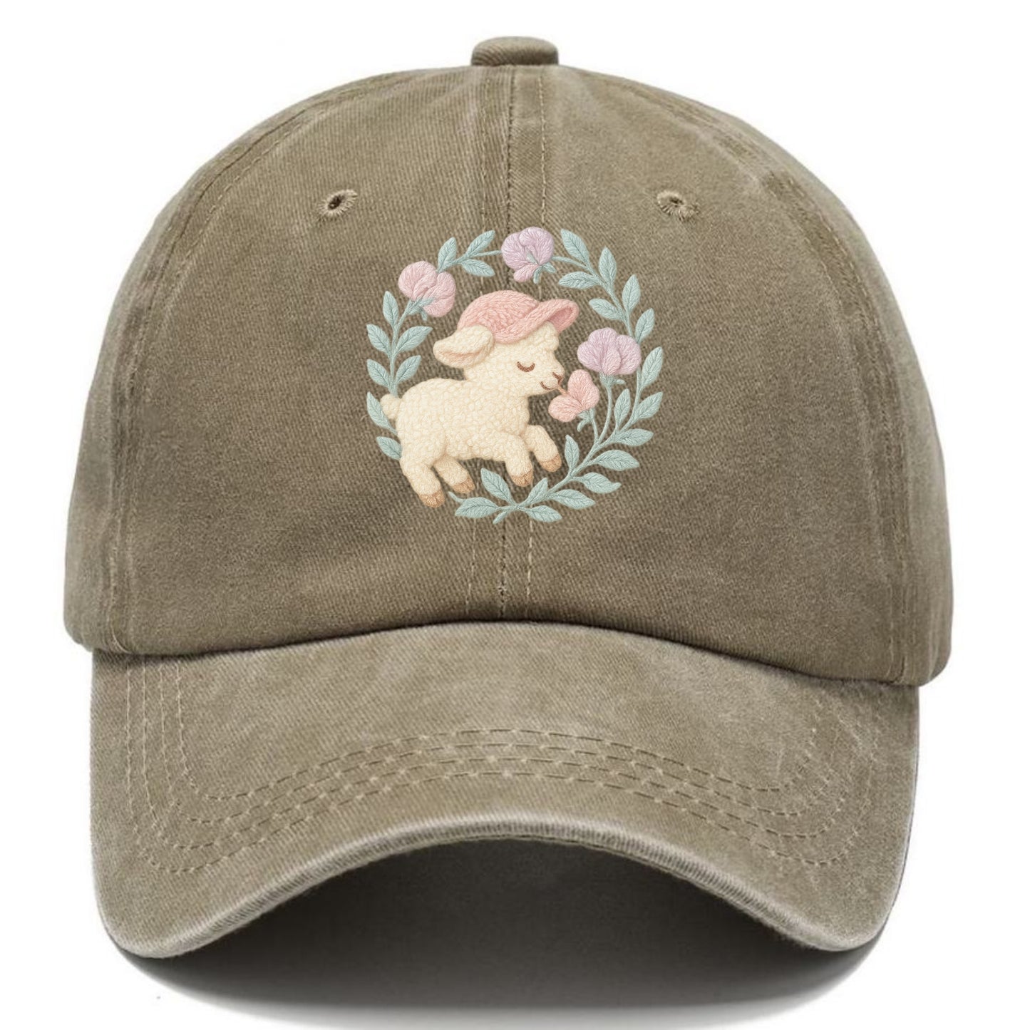 Lamb Sweet Peas  - Classic Cap - Warm Sand(Khaki)
