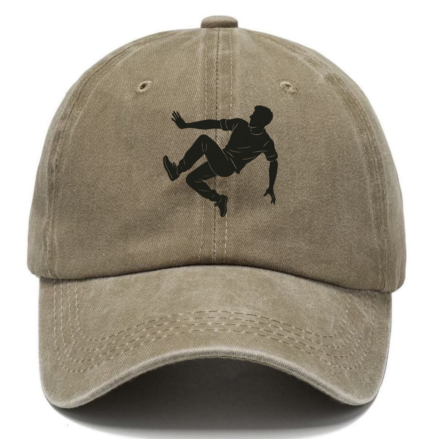Parkour athlete wall run - Classic Cap - Warm Sand(Khaki)
