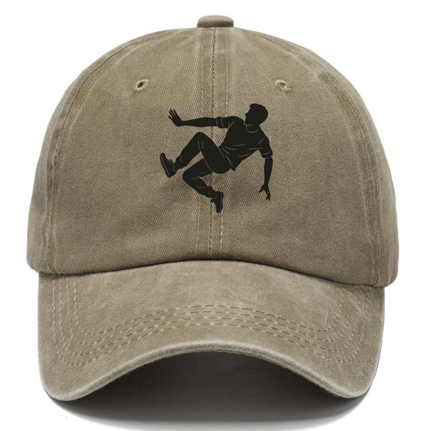 Parkour athlete wall run - Classic Cap - Warm Sand(Khaki)