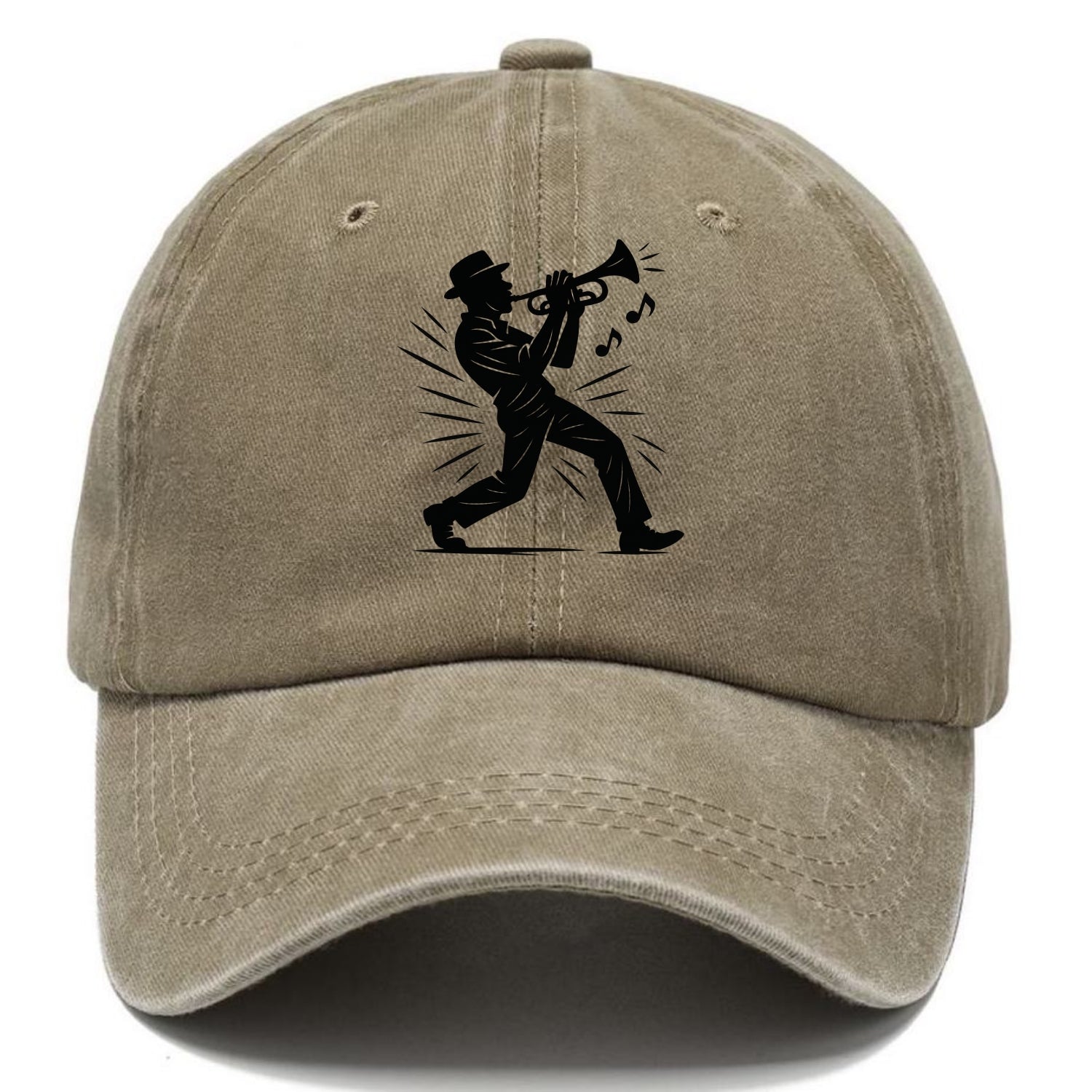 New Orleans jazz musician street corner - Classic Cap - Warm Sand(Khaki)
